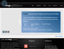Tablet Screenshot of mrp-global.com